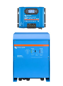 Victron Quattro 48-8000-110-100-100 & SmartSolar MPPT CAN 250/100-Tr